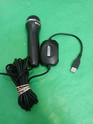 Konami Logitech Guitar Hero USB Microphone ICES-003 Playstation Xbox Wii 
