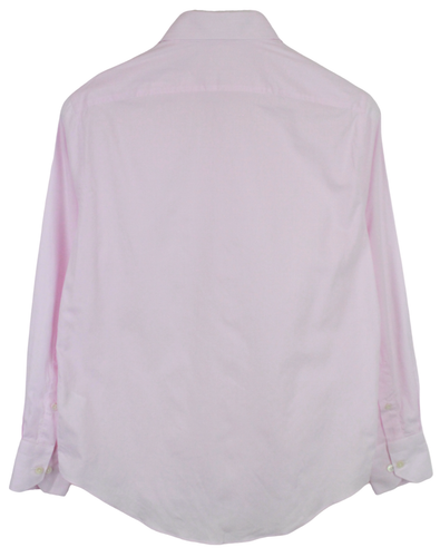 SUITSUPPLY Slim Formal Shirt Men's MEDIUM Button Up Pinstripe Spread Pink - Afbeelding 2 van 7