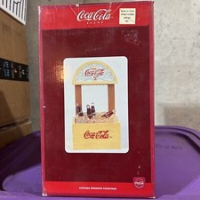 Coca-Cola Vintage Window Tabletop Fountain