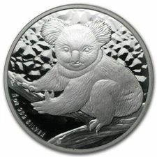 Australia 2009 KOALA Bear $1 1 Oz Troy Pure Silver from orig. Perth Mint Roll
