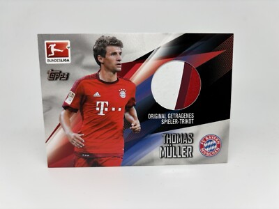 Thomas Müller - Topps Bundesliga Chrome 2015-16 Trikotkarte / Bayern /400 Patch