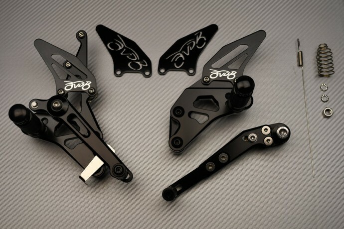 Repose-pieds arrière Racing pour Suzuki GSX-R 1000 2012-2016