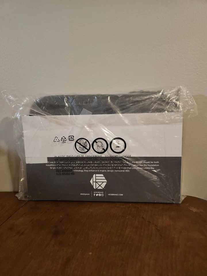 Funda HEX Mona para Microsoft Surface Go Negra - A Cuadros - NUEVA con Etiquetas Foto 2 de 4