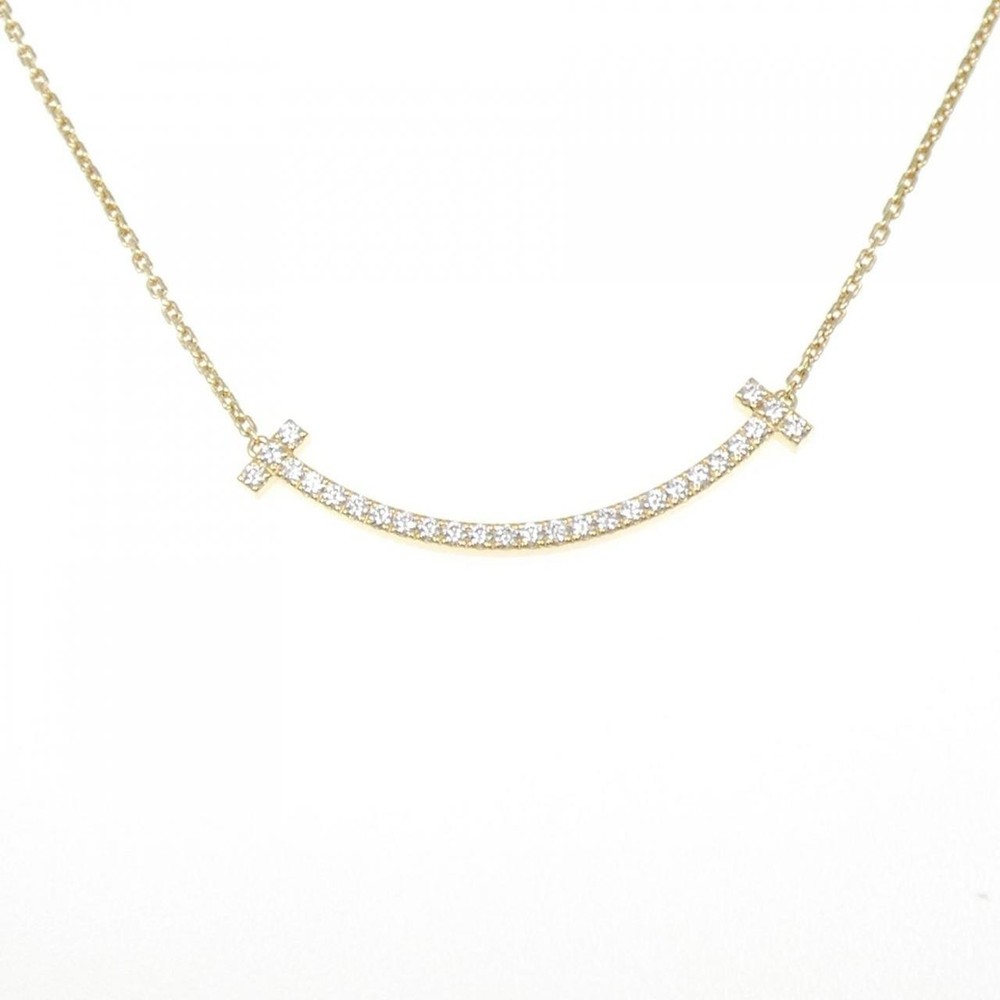 Authentic Tiffany T Smile Medium Necklace  #260-006-856-8504