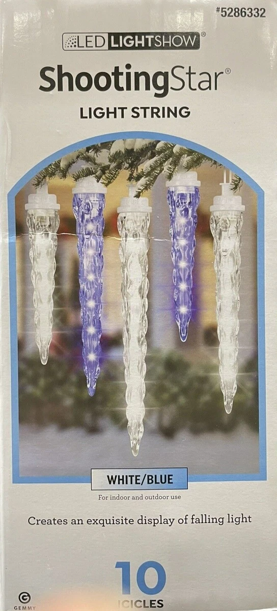 Lightshow shooting star icicle lights deals