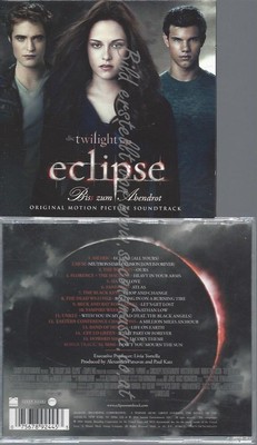CD--VARIOUS--DIE TWILIGHT SAGA: ECLIPSE - BIS-S- ZUM ABENDROT -GERMAN VERSION IN
