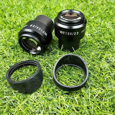HAMA WF10X / 23mm Mikroskop Dioptrienverstellbares Okular mit Eyeguards 30mm Tube