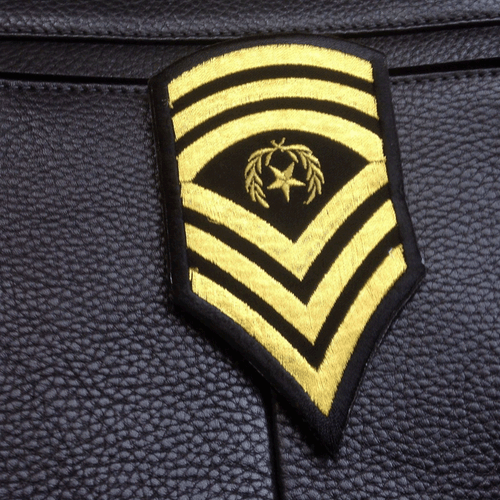 USA Army Command Sergeant Major E-9 Class A Rank Hook & Loop PATCH - Picture 5 of 6