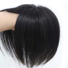 Hairpiece Bangs Bob Top Wigs For Women 100 Real Human Hair Topper Toupee Clip