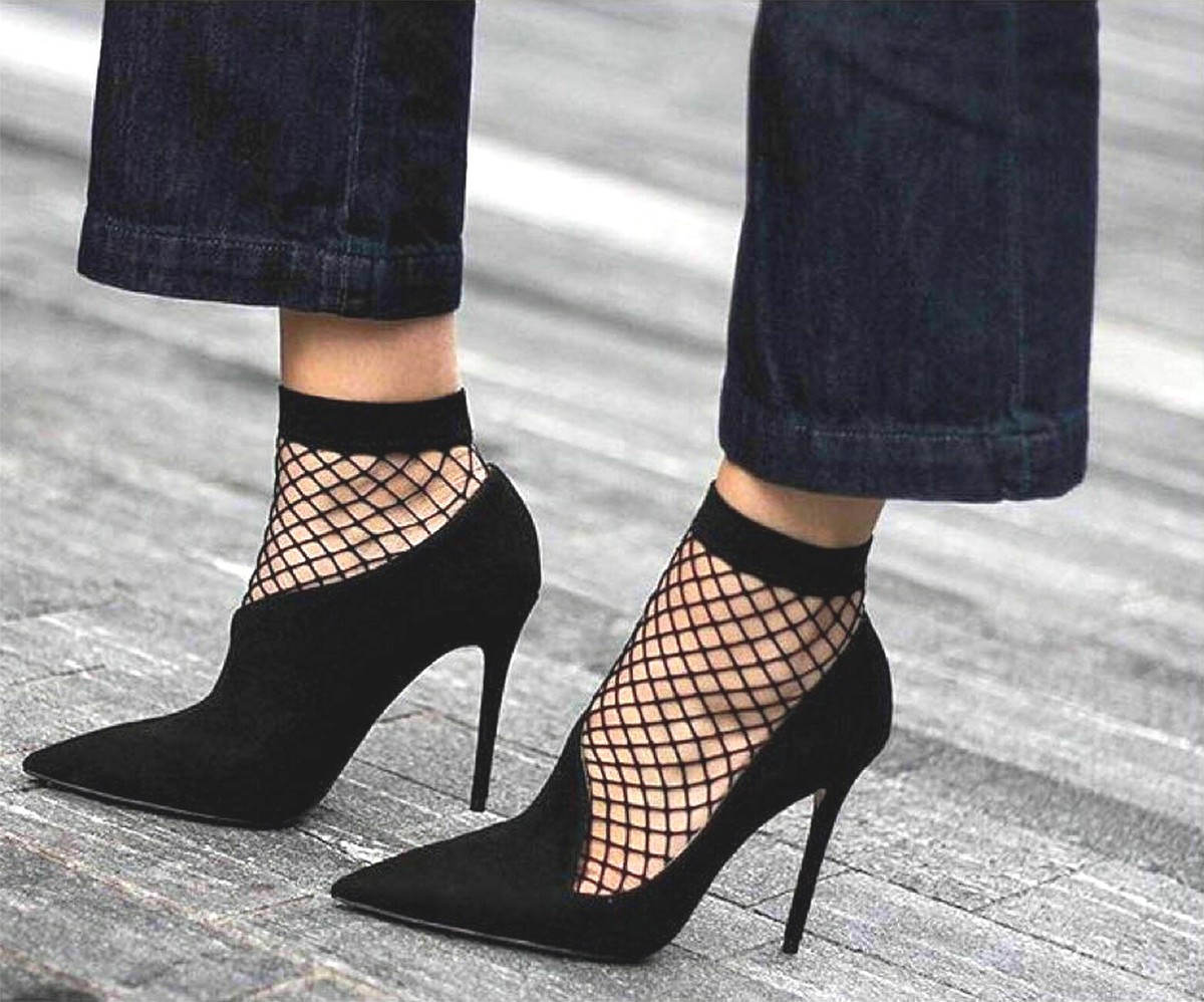 NEW ZARA BLACK ASYMMETRIC LEATHER HIGH HEEL POINTED SHOES REF