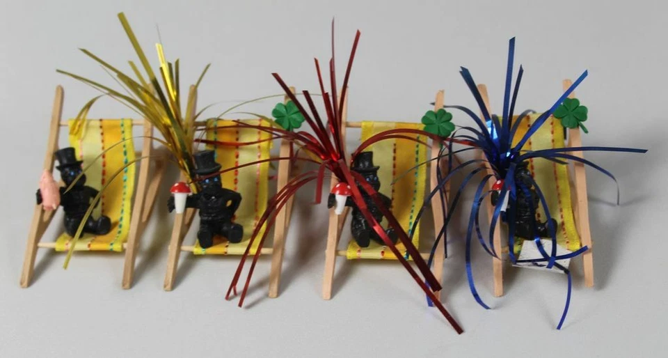 7x Figuren aus Geschäftsauflös. - Schornsteinfeger+ Pustefix+Schaf+Ente (1) /343 - Bild 2 von 4