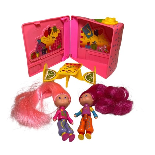 1987 Wee Wild Things Ruby Doobie & Ritzy Misty Dolls & Piece O Cake - Picture 2 of 8
