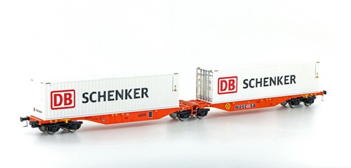 Mehano 58957 H0 Containertragwagen Wascosa, Container DB Schenker, NEUHEIT selte | Zustand: Neu