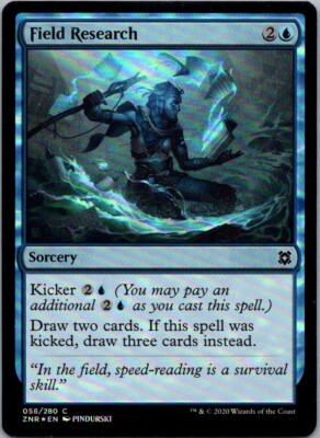Field Research 058/280 Zendikar Rising Common Foil Magic The Gathering NM-Mint
