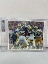 Richard Dent Signed Vintage Chicago Bears Press 8x10 Photograph Beckett Auto