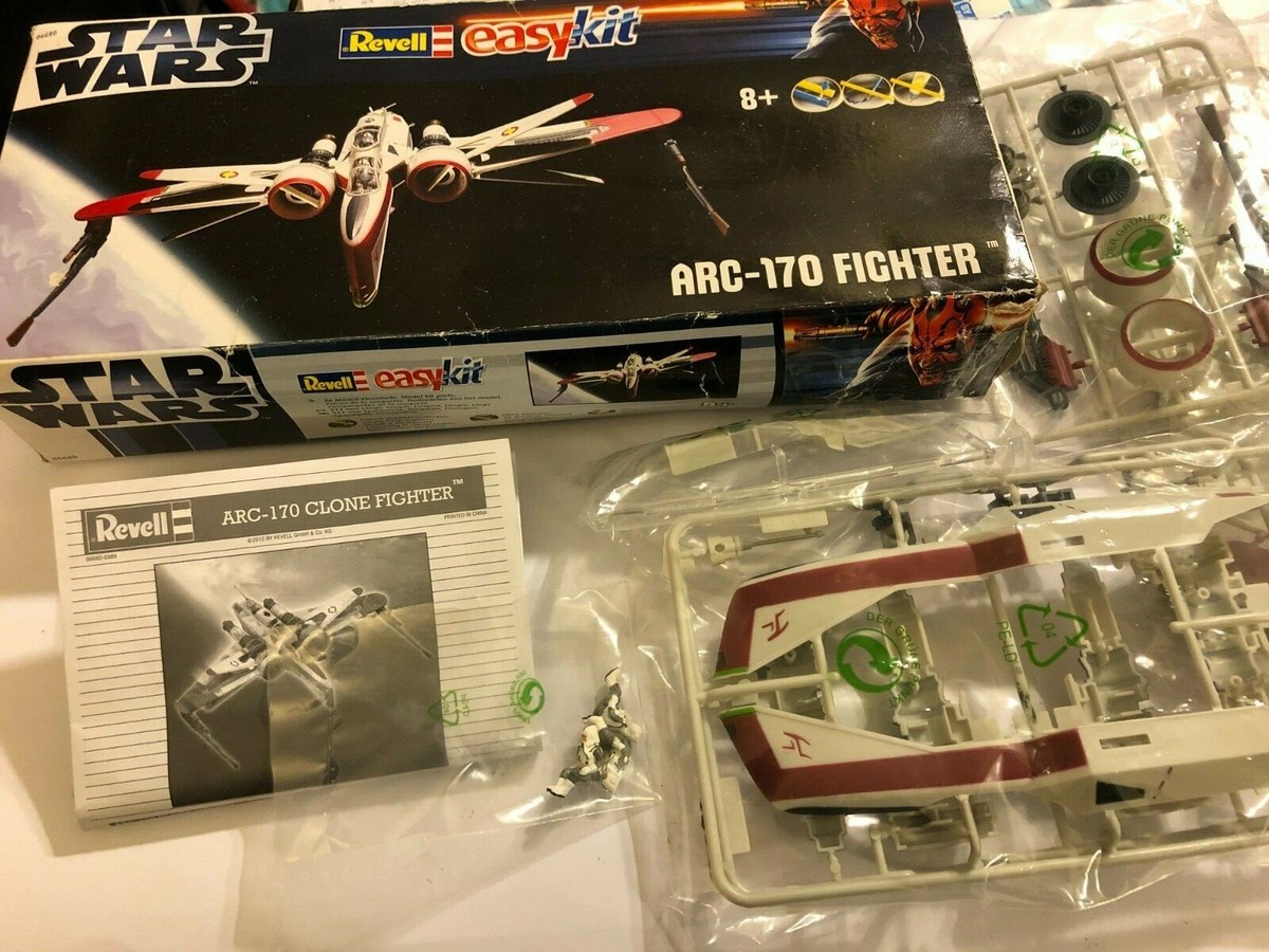 REVELL easy kit STAR WARS 06656 X-WING FIGHTER & 06680 ARC