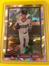 🔥🔥2021 Bowman Chrome MacKENZIE GORE Atomic #/150 #91B-MG Padres