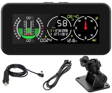 Auto Offroad Neigungsmesser Digitale GPS Tachometer HUD Anzeige Steigungsmesser 