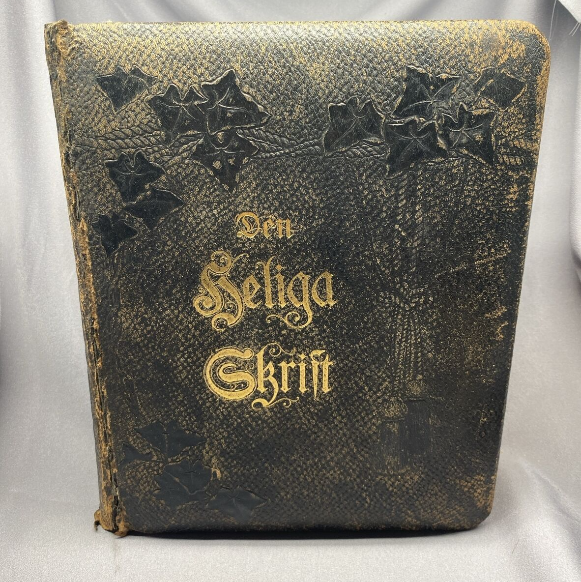 ANTIQUE Swedish Family Bible 