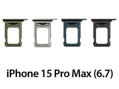 iPhone 15 Pro Max Sim Tray Ersatz Sim Halter Premium Qualität UK Ware