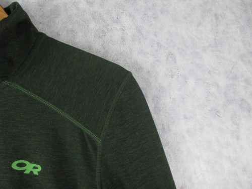 Outdoor Research Men Size S Wool Long sleeve 1/4 Zip Pullover - Picture 3 of 13