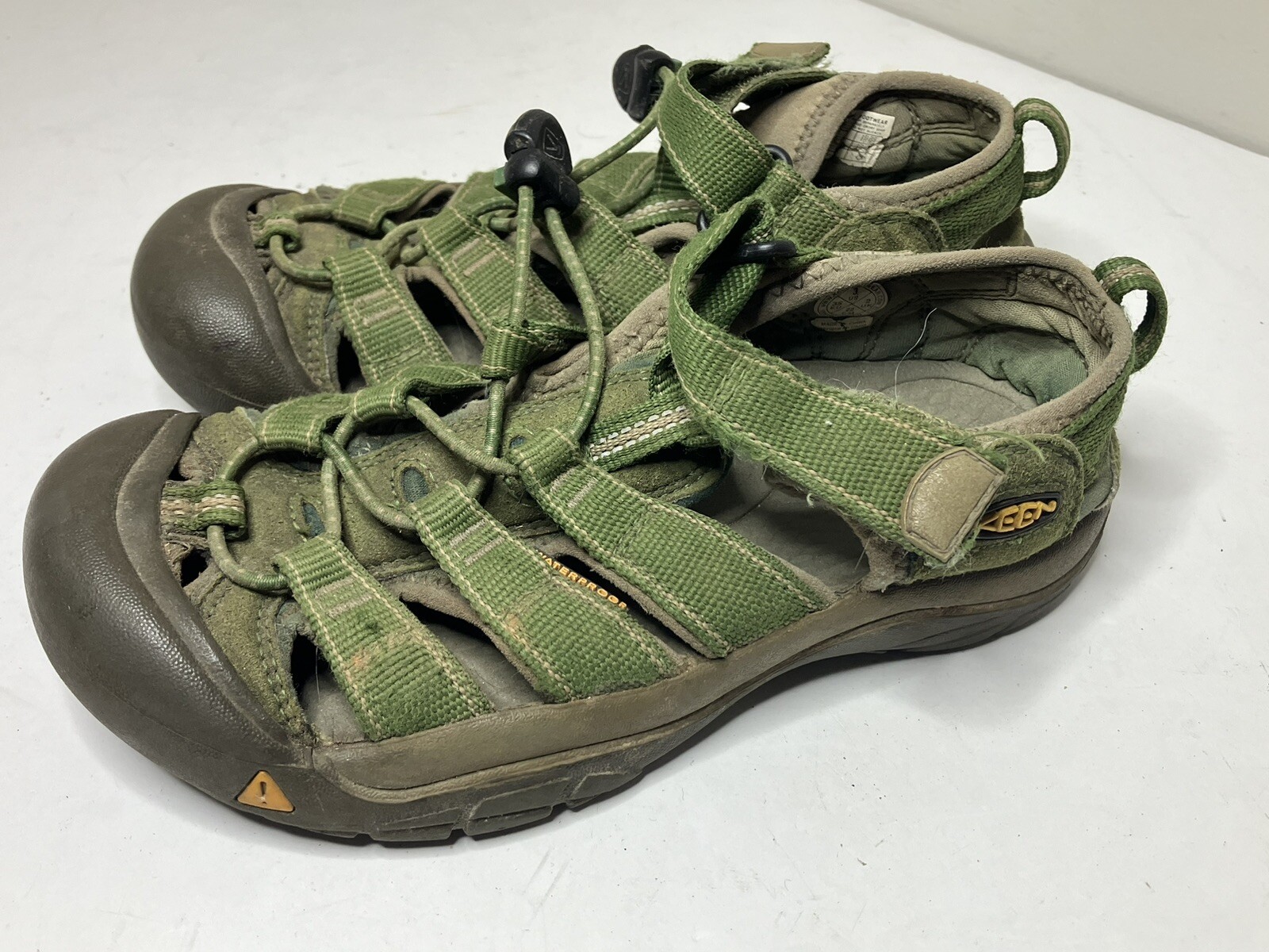 Scarpe sandali Keen Kids Newport H2 impermeabili da trekking verdi acqua taglia 3 EU 35