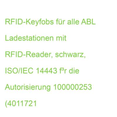 RFID-Keyfobs ABL f³r die Autorisierung 100000253 (4011721192390)