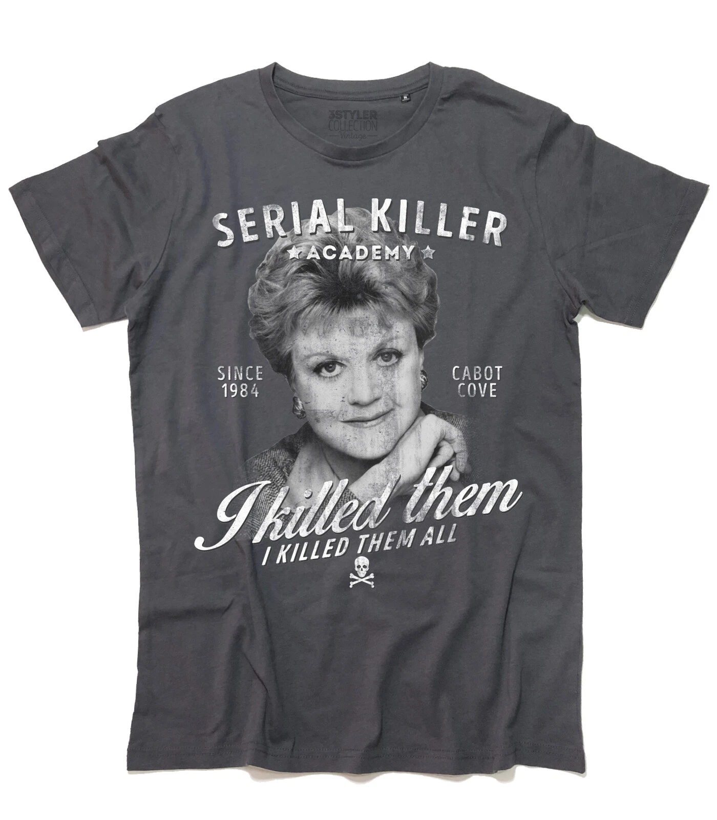 Men's T-shirt JESSICA FLETCHER Lady in Yellow Murder, She Wrote tshirt killer