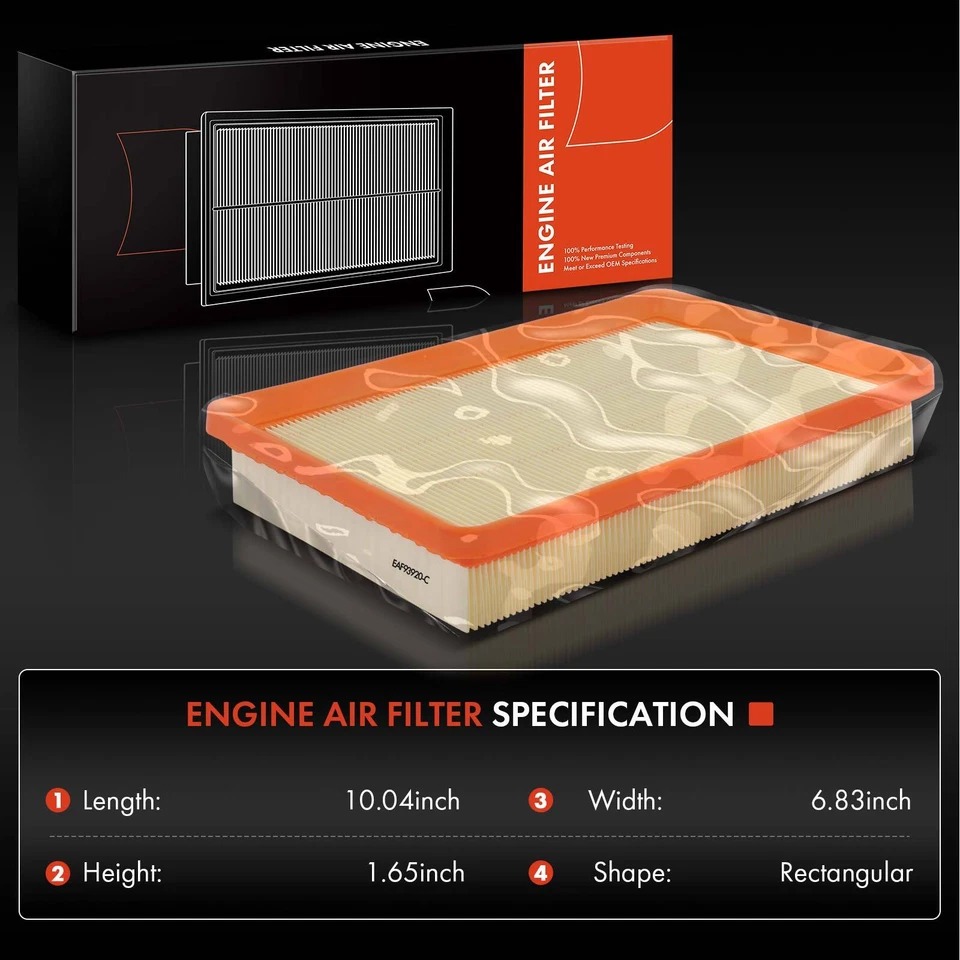 Nuevo filtro de aire del motor para Kia Spectra Spectra5 Hyundai Elantra 2001-2006 Tiburon Foto 2 de 4