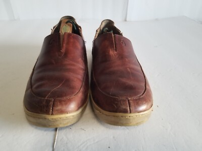Olukai Kama’aina Men’s Slip on Loafers Brown Leather Tooled Size 9 OluKai | Shoes | Olukai Kamaaina Tooled Leather Slip On  main image 4