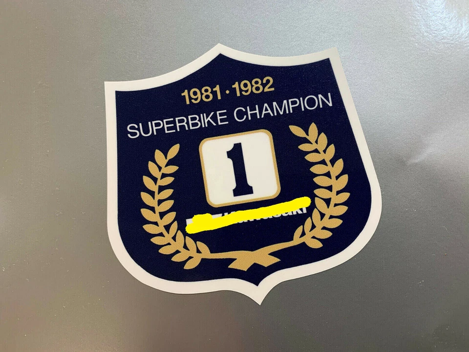 Z 1000 R Eddie Lawson Superbike Champion 81-82 Decal Aufkleber Reproduktion
