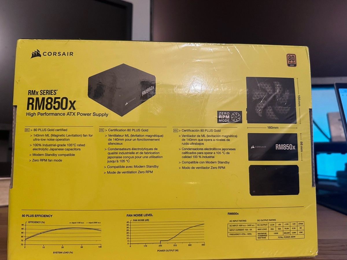 CORSAIR - RMx Series RM850x 80 PLUS Gold Fully Modular ATX CORSAIR - RMx Series RM850x 80 PLUS Gold Fully Modular ATX