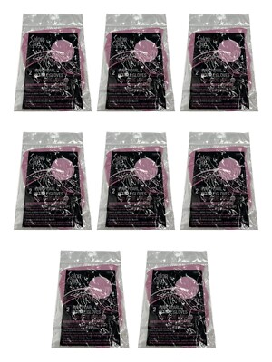 8 Packs Salon Care Pink Pearl Aloe Vera Nitrile Glove MEDIUM