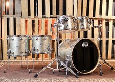 DW Collector's Maple SSC Nickel Glass Drum Set - 22,10,12,14,16 - SO 1384268