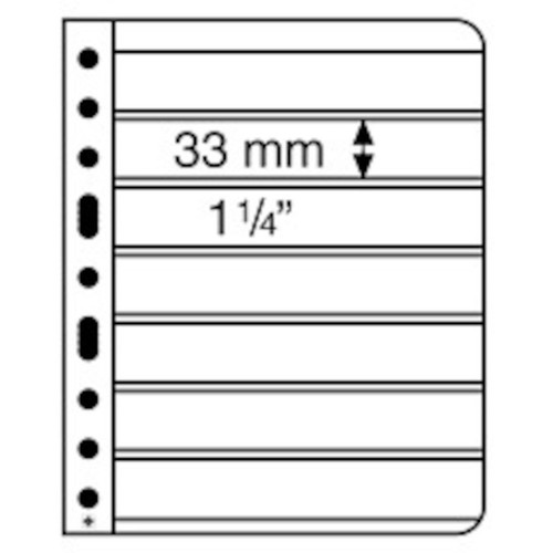 10 VARIO 7S PLUS 7 Pocket Double Sided Pages for Stamp & Other Collecting, Black - Picture 2 of 8