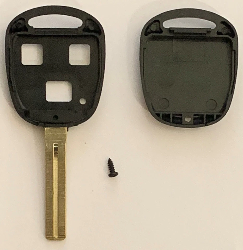 X2 Lexus 3 Botones Cabezal Remoto Llave Carcasa TOY48 (Corto) Stock EE. UU. CALIDAD SUPERIOR Foto 3 de 4