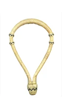 Western Natural Rawhide Braided 5/8" Bosal With Black Accent