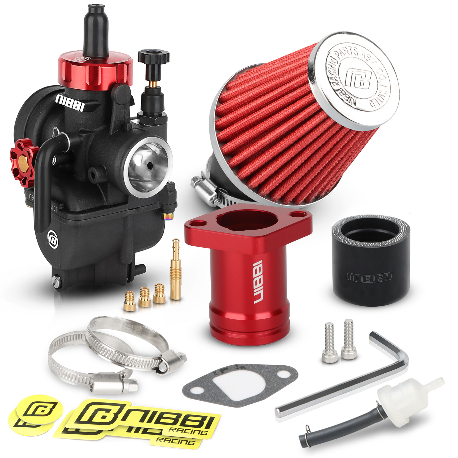 NIBBI PE24 Carburetor Kit For Predator 212cc Mini Bike Go Kart Coleman Yerf Dog