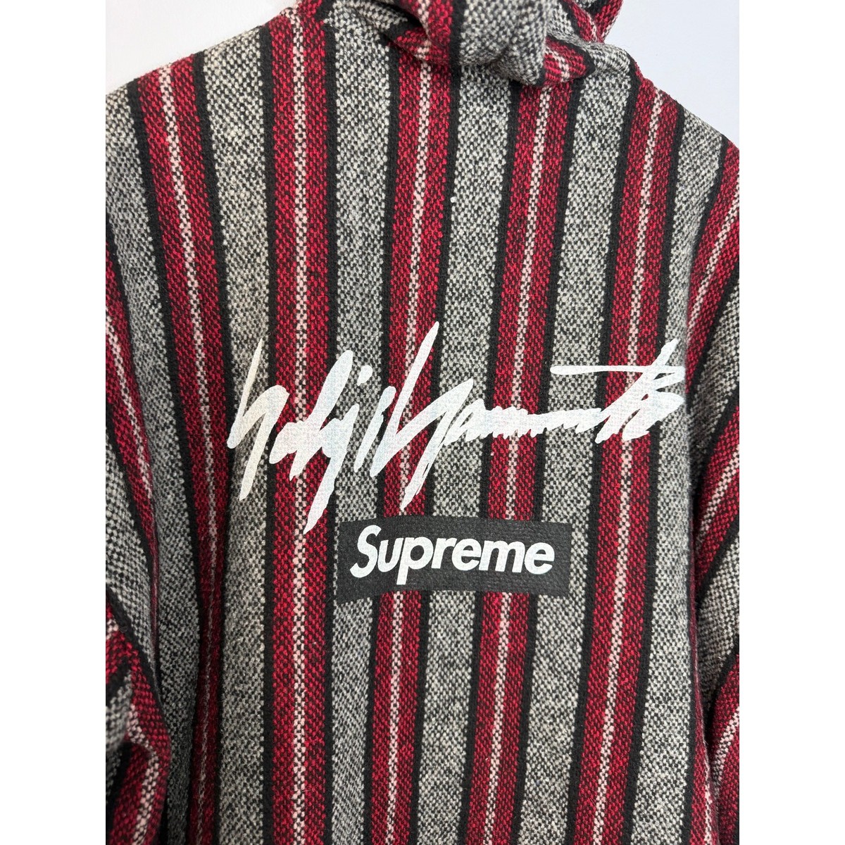 Supreme x Yohji Yamamoto Baja Jacket Red Streetwear Wool Men