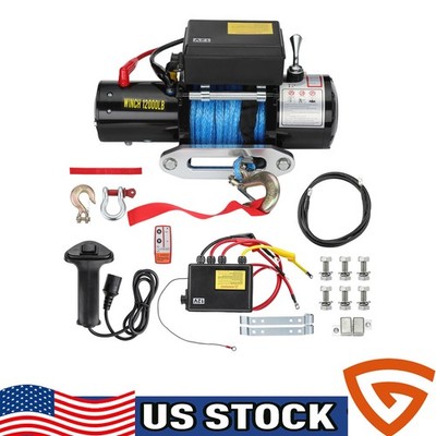 12000LBS Electric Winch for 1956-1966 TRUCK 2.2L 3.7L 3.8L 85FT Steel Cable