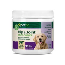 Petnc Dog Hip Joint Chews Glucosamine Chondroitin 90ct Hip Support Canine Relief