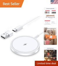 Magnetic Wireless Magsafe Charger Iphone: Charging Pad for Iphone 17/16/15/14/13