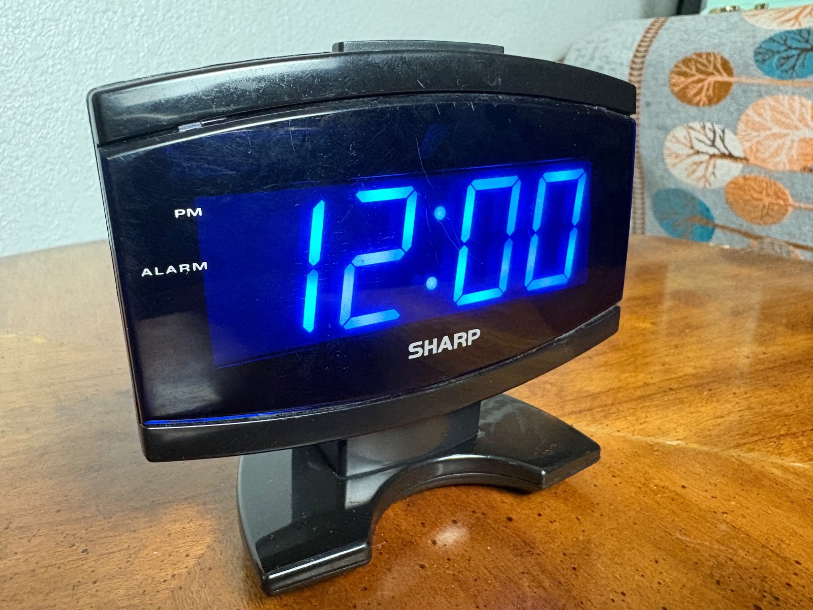 Blue Led Display Black Electric Corded Large Di