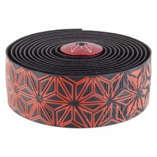 Supacaz Super Sticky Kush Star Fade Bar Tape Bicycle Bar Tape, 2160mm, Red