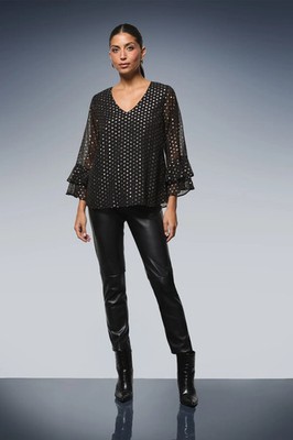 Wallis Black Blouse Womens Daywear Tops