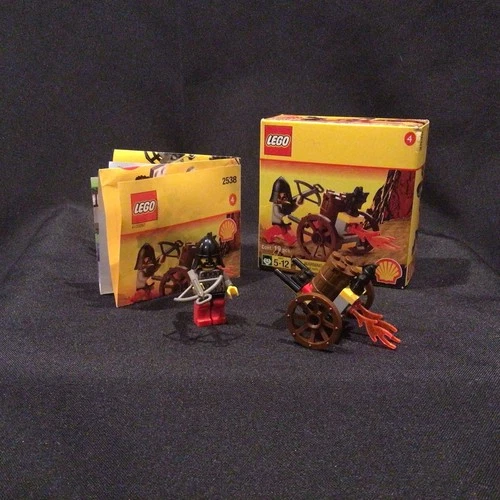 LEGO Vintage Shell promo set 2538 Fright Knights Fire Cart w BOX!