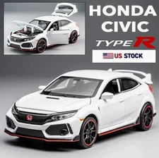 HONDA CIVIC TYPE R NEW 6 INCH DIECAST CAR MODEL SOUND & LIGHT HTF VEHICLE GIFT