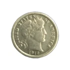 1912-S Barber Dime 10c  San Francisco 90% silver coin Nice detail