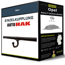 Starre Anhängerkupplung für OPEL Astra F Caravan (Kombi) 91- Typ 51/52 Auto Hak