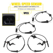 4Pcs Front+Rear ABS Wheel Speed Sensor For 2013-2017 Honda Accord Left Right EAW